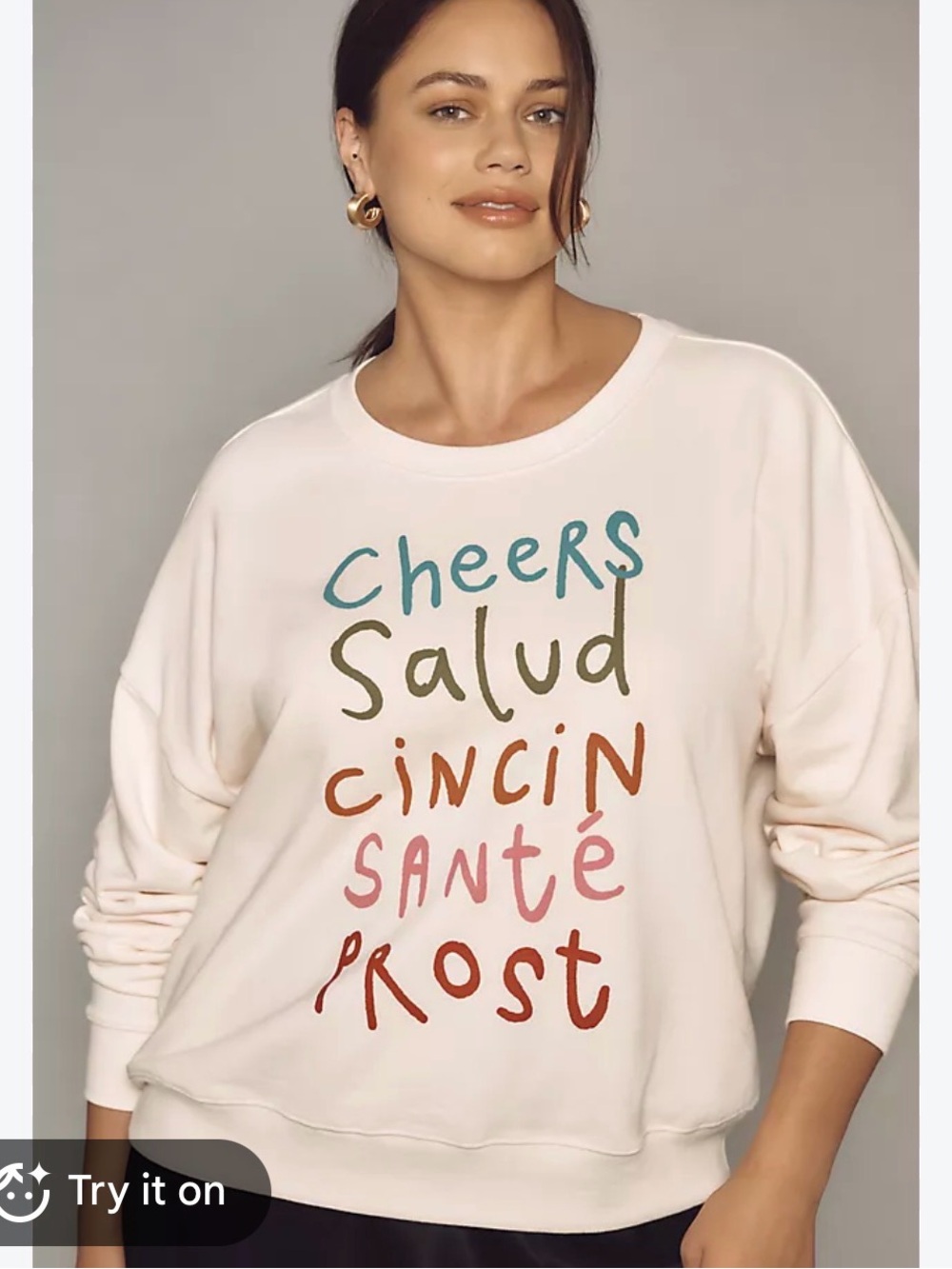 Anthropologie Maeve Jordan Nickson sweatshirt size medium